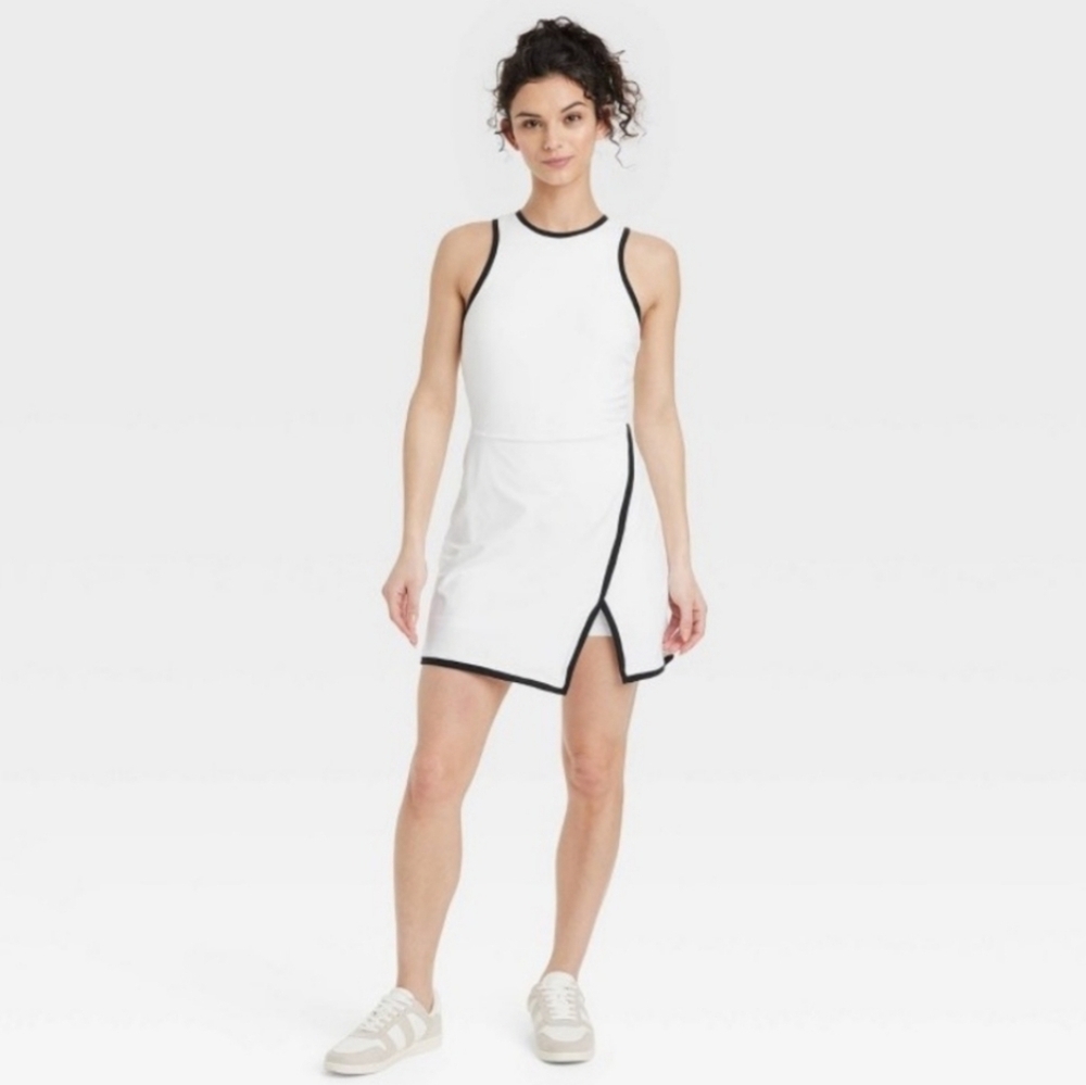 Women's High-Neck Wrap Active Dress All In Motion Size XL